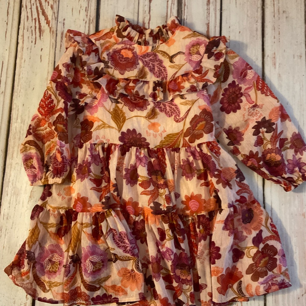 Old Navy Kids Floral Dress - Pink and Purple
